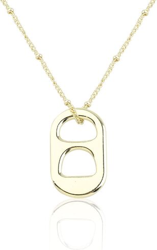 Lywjyb Birdgot TV Show Inspired Gift Soda Can Tab Necklace OBX Gift Ring Pull Necklace for Girl Sister in Saudi Arabia