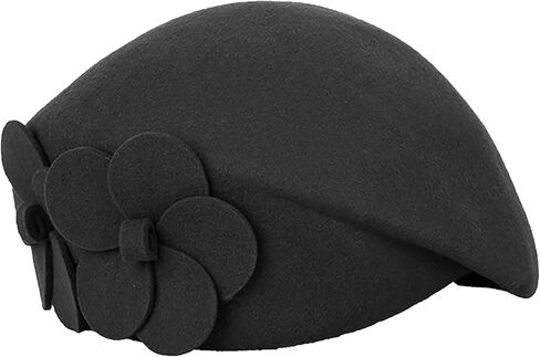 INOGIH Wool Blend French Beret Hat for Women Solid Beanie Cap Stretchable Winter Warm Beret in Saudi Arabia