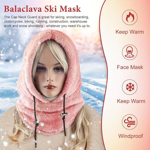 قبعة الشتاء الرجالية من BINE قناع وجه للطقس البارد وغطاء رأس بالاكلافا للرياضات الخارجية ومقاوم للرياح in Kuwait