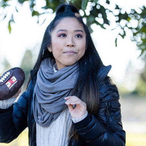 The Hat/Football Perfect for Tailgating and Playing Catch Before The Big Game, 2 in 1 Transformable Beanie Grey in Saudi Arabia