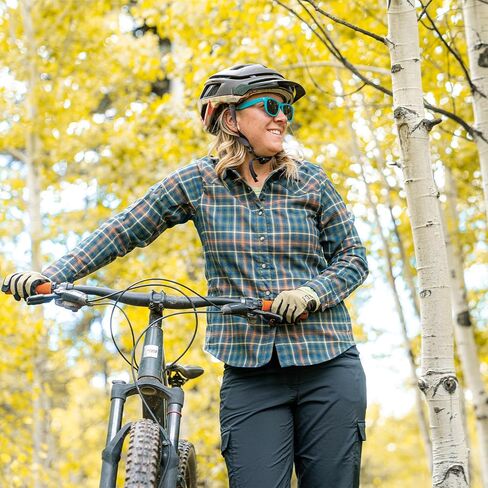 Club Ride Women's Liv'n Flannel Shirt - Stylish & Versatile Comfort for Biking and Hiking Outdoor Adventures in Saudi Arabia