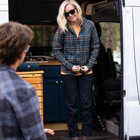 Club Ride Women's Liv'n Flannel Shirt - Stylish & Versatile Comfort for Biking and Hiking Outdoor Adventures in Saudi Arabia