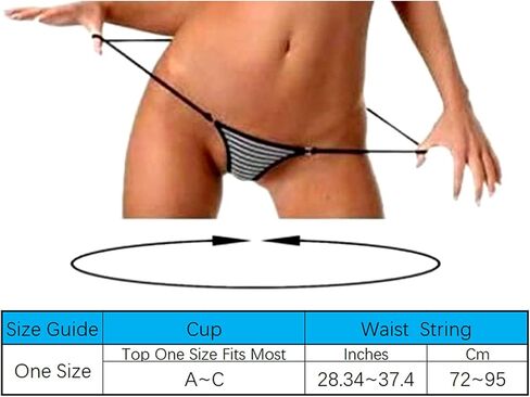 SHERRYLO Thong Bikini Swimsuit for Women Black Brazilian String Bikinis Bathing Suit Triangle Top Bathing Suits Swimsuits in Kuwait
