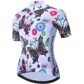 Women Cycling Jersey Short Sleeve Shirt Mountain Bike Top Clothing