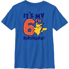 Boy's Pokemon It’s My 6th Birthday Pikachu T-Shirt