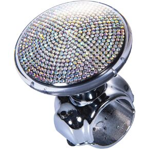 Hypersonic Bling Steering Wheel Spinner Knobs M - Compatible with Standard Steering Wheels, Durable Suicide Knob with Bearing - Suitable for Cars, Boats, Trucks & Others