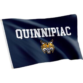 Desert Cactus Quinnipiac University Flag QU Bobcats Flags Banners 100% Polyester Indoor Outdoor 3x5 (Style 1)