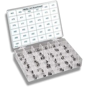 NEW HOLLEY MAIN JET SET,72 JETS,2 EACH OF SIZES 64-99,COMPATIBLE WITH 2010,2300,4010,4150,4160,4500 CARBURETORS