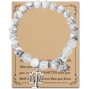 FUSTYLE Lawyer Graduation Bracelet Believe in Yourself and You Will be Unstoppable Law School Graduate Gift Inspirational Gift for Lawyer