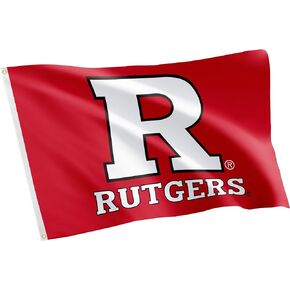 Desert Cactus Rutgers Flag State University of New Jersey RTX Flags Banners 100% Polyester Indoor Outdoor 3x5 (Style 2)