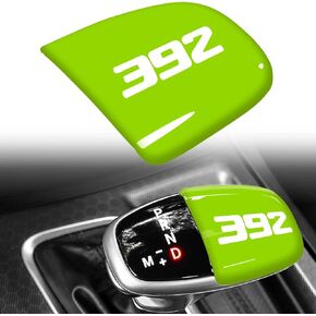 TOOLEPIC for Dodge Challenger Charger Durango Accessories 2015-2023 - Gear Shifter Knob Cover- ABS Plastic with 392 Style Surface, Perfect for Decoration – Header Orange