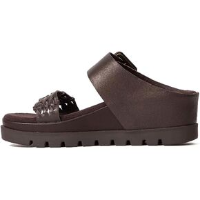 Jambu Womens Dara Athletic Sandals Casual Mid Heel 2-3" - Black