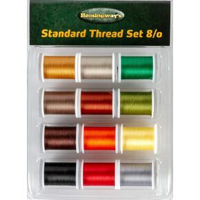 Hemingway's Standard Thread 8/0 Set of 12
