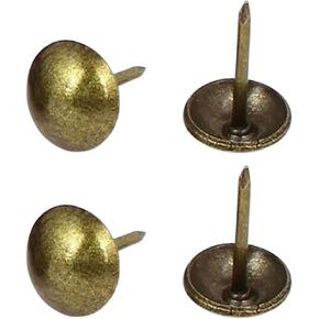 Upholstery Tacks,100pack,Nailhead Decorative Trim, Furniture Tacks for Sofa, Chair, Bed and Other Furniture (Antique Brass)