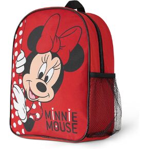 Disney Travel Backpack for Kids Toddlers Girls Backpack with Water Bottle Pocket Nursery Preschool Holidays Girls Gifts (Pink Minnie 3D)