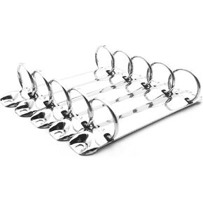 5pcs 2-Ring Binder Mechanism Spines for Top-Binding,2 O Rings, Base Width: 20mm,123mm=4.8 inch Length, Pack of 5 (30mm)