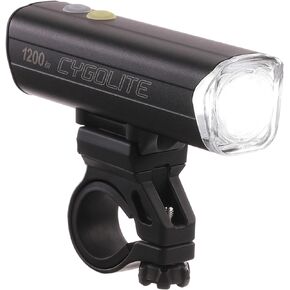 Cygolite Velocity SL 1200 Lumen Bicycle Light–Anodized Aluminum Alloy– 9 Light Modes– Fine Tunable Brightness- Compact IP67 Waterproof– Secure Hard Mount– USB-C Recharge– Road,Mountain,Commuter Bikes