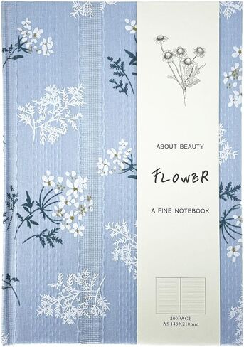 Embroidered Pocket Notebook for Women, A6 Mini Cloth Journal, Hardcover, 264 Pages, 4x6 Small Lined Notebook & Sketchbook, Beautiful Diary, Little Notepad, Apricot Yellow. in Saudi Arabia