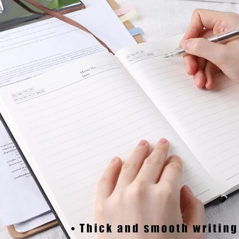 دفتر يوميات جلدي، 200 صفحة دفتر ملاحظات مسطر A5 غلاف فني يوميات للنساء والرجال والسفر المدرسي والأعمال التجارية باللون الأسود in Kuwait