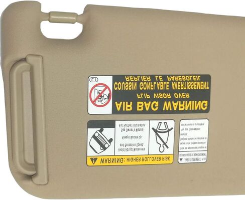 SAILEAD Sun Visor Replacement Compatible with Toyota RAV4 with Sunroof and Light 74320-42501-B2, for Year 2006 2007 2008 2009 2010 2011 2012 (Beige, Left Driver Side) in Saudi Arabia