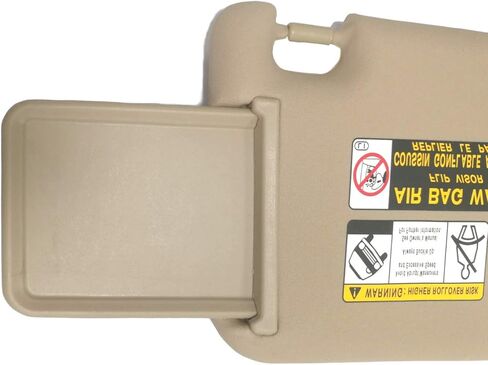 SAILEAD Sun Visor Replacement Compatible with Toyota RAV4 with Sunroof and Light 74320-42501-B2, for Year 2006 2007 2008 2009 2010 2011 2012 (Beige, Left Driver Side) in Saudi Arabia