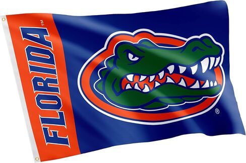 لافتة علم جامعة ديزرت كاكتوس فلوريدا UF Gators 100% بوليستر للاستخدام الداخلي والخارجي 3 × 5 أقدام (اسم الفريق) in Kuwait