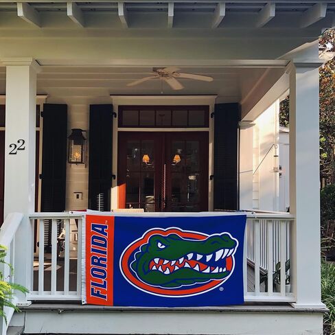 لافتة علم جامعة ديزرت كاكتوس فلوريدا UF Gators 100% بوليستر للاستخدام الداخلي والخارجي 3 × 5 أقدام (اسم الفريق) in Kuwait