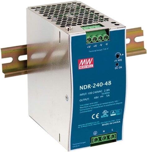 يعني جيدا NDR-240-48 48V 5 أمبير 240W الصناعية DIN السكك الحديدية التيار الكهربائي PFC (2) in Saudi Arabia