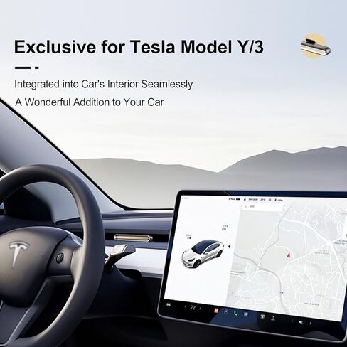 معطر هواء للسيارة في فتحة التهوية لملحقات Tesla Model Y/3، مجموعة موزع عطور الهواء تتضمن 4 أعواد عطرية طويلة الأمد + 1 عصا يمكنك صنعها بنفسك in Saudi Arabia