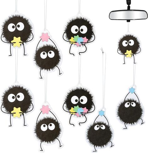 Anime Cute Soot Sprites Car Air Fresheners (8pcs) in Kuwait
