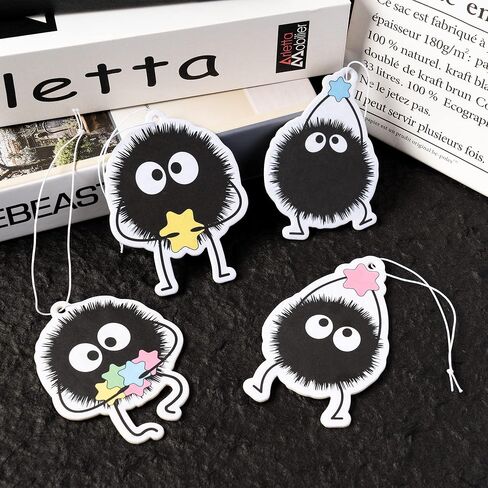 Anime Cute Soot Sprites Car Air Fresheners (8pcs) in Kuwait