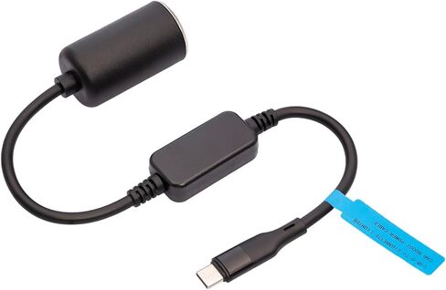 USB C ذكر إلى 12 فولت مقبس ولاعة السجائر في السيارة كابل محول أنثى 1 قدم، 18 واط USB C إلى محول ولاعة السجائر لكاميرا داش، نظام تحديد المواقع in Kuwait