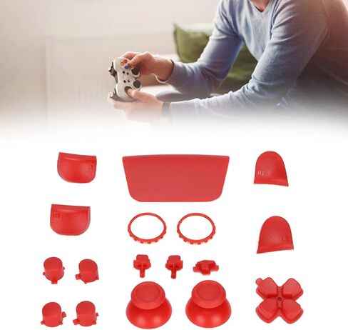 Replacement Buttons L2 R2 Full Buttons Set Replacement Repair Kit for PS5 Controller (Blue) in Kuwait