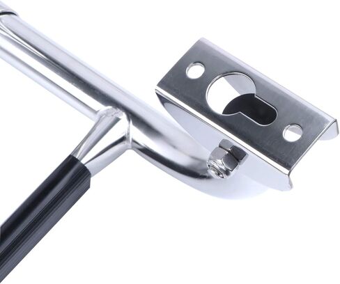 سلم قارب من الفولاذ المقاوم للصدأ قابل للطي من Marinebaby مكون من 4 خطوات، ومقابض مطاطية للتثبيت على المؤخرة، وسلم 2+2 لقارب الجهير in Kuwait