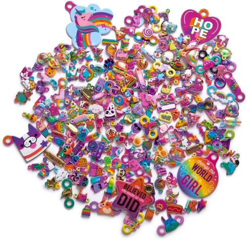 Craft-tastic — Puffy Charm Palooza — DIY Jewelry Craft Kit — Create Personalized Charms Using Easy to Make Puffy Charms — for Kids Ages 6 and Up in Saudi Arabia