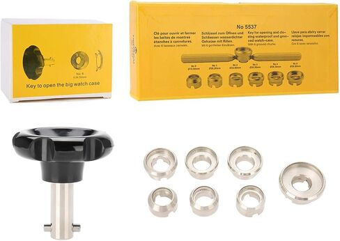 Watch Case Opener With Die Watch Case Opener Die, For Rolex Watch Watchmaker Repair Tool Watch Back Case Opener With 7 Dies in Saudi Arabia