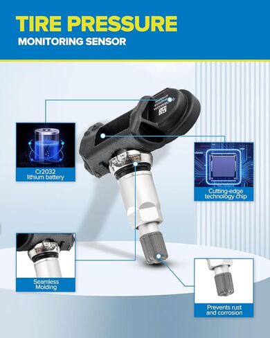 PHILTOP TPMS Sensor Compatible with Fortwo B250 C230 C250 C280 C300 C350 C63 AMG CL550 CL600 CL63 AMG CL65 AMG CLK350 CLK500, Tire Pressure Monitoring System Replaces OE# A0009050030, A0009054100 in Saudi Arabia