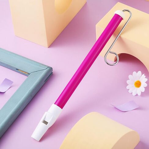 Yeshone 2 جهاز كمبيوتر شخصى الشريحة صافرة أداة الشريحة صافرة لعبة صافرة الشريحة للبالغين صافرة سخيفة صفارة بلاستيكية الشريحة مع قضبان منزلقة الفولاذ المقاوم للصدأ للألعاب، الأرجواني in Kuwait