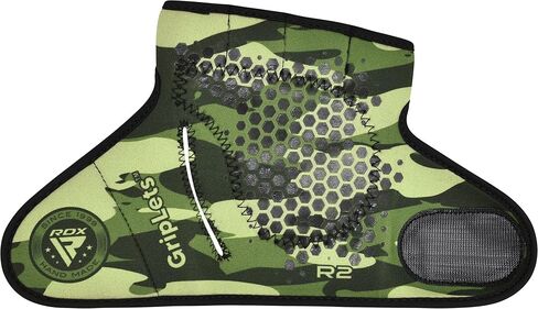 RDX Weight Lifting Gloves Grips, Gym Fitness Workout, Anti Slip Ventilated Open Back Gripper, Strength Training HIIT Exercise Deadlift, Men Women Cycling Rowing Climbing Hanging Pull Ups Gymnastics in Kuwait