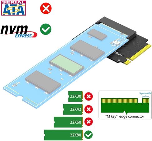 لوحة JMT M.2 المعدلة 2230 إلى 2280 مم NVME MKey Modification PCB Circuit Board متوافقة مع وحدة التحكم في الألعاب المحمولة ROG Ally (4 طبقات Pcie4 طويلة) in Kuwait