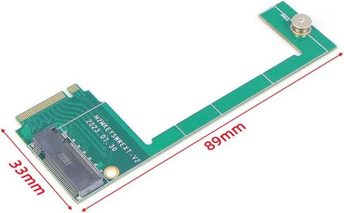 لوحة JMT M.2 المعدلة 2230 إلى 2280 مم NVME MKey Modification PCB Circuit Board متوافقة مع وحدة التحكم في الألعاب المحمولة ROG Ally (4 طبقات Pcie4 طويلة) in Kuwait