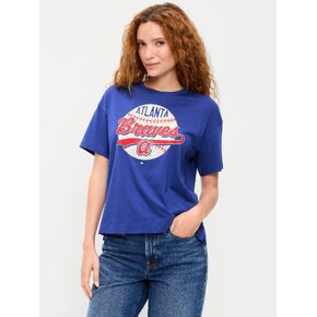 Old Navy Atlanta Braves Crew-Neck T-Shirt for Women - Atlanta Braves in Saudi Arabia
