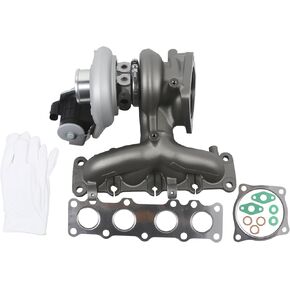 Turbocharger for 2011-2015 Cruze with Complete Installation Kits - Fits 1.4L Cruze Limited 2016, Encore 2013-2021, Sonic 2012-2020, Trax 2013-2021 - A14NET Engines GT1446V - Replaces# 55565353 667-203 in Kuwait