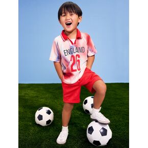 تي شيرت جيرسي بياقة نمط الحياة للجنسين من Old Navy كأس العالم FIFA 26™ England للأطفال الصغار - إنجلترا in Kuwait