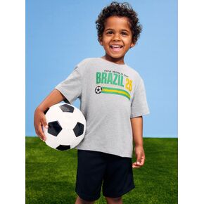 تي شيرت Old Navy كأس العالم FIFA 26™ البرازيل كبير الحجم للجنسين برسومات للأطفال الصغار - البرازيل in Kuwait