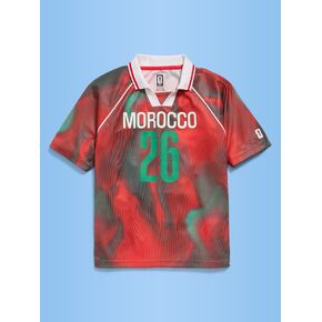 Old Navy FIFA World Cup 26™ Morocco Lifestyle Collared Jersey T-Shirt for Kids - Morocco in Kuwait