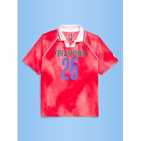 تي شيرت جيرسي بياقة بنمط الحياة من Old Navy كأس العالم FIFA 26™ لكوريا الجنوبية للأطفال - كوريا الجنوبية in Kuwait