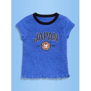 تيشيرت مطبوع عليه صورة Old Navy كأس العالم FIFA 26™ Japan Smocked للبنات - اليابان in Kuwait