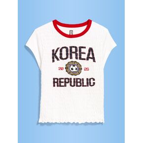 Old Navy FIFA World Cup 26™ Korea Republic Smocked Graphic T-Shirt for Women - Korea Republic in Saudi Arabia