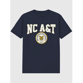 تي شيرت برسومات جامعية من Old Navy North Carolina AT State University Collegiate للرجال - كحلي in Kuwait